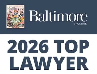 Baltimore Magazine 2026 Top Lawyer Badge